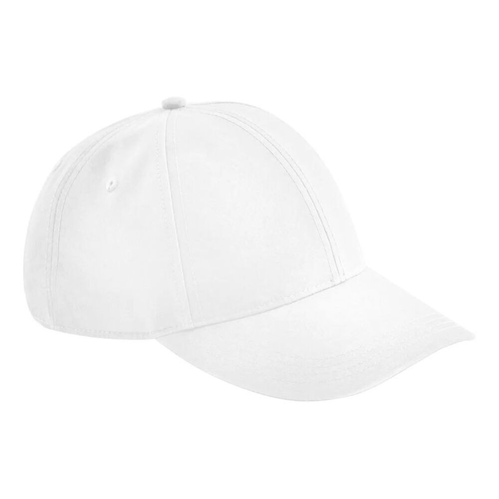 Beechfield Lifestyle Water Resistant Baseball Cap / White